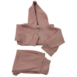 Zip Up Hoodie Waffle Set