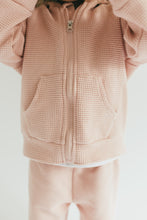 Load image into Gallery viewer, Zip Up Hoodie Waffle Set
