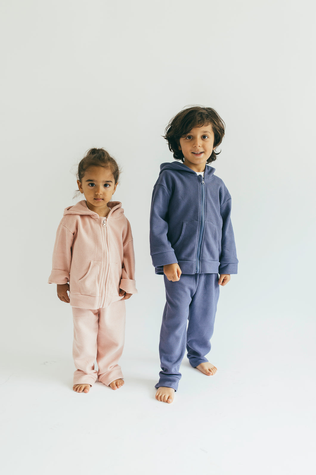 Zip Up Hoodie Waffle Set