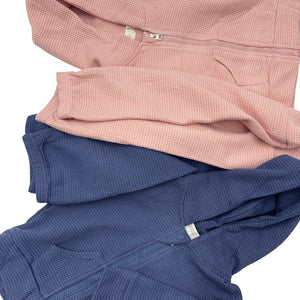 Zip Up Hoodie Waffle Set