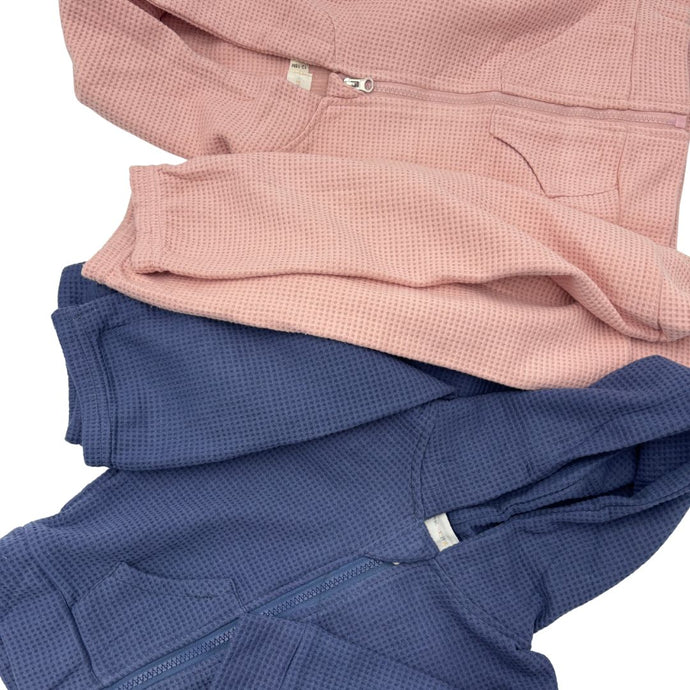 Zip Up Hoodie Waffle Set