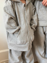 Load image into Gallery viewer, Zip Up Hoodie Waffle Set
